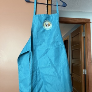 Light Blue Apron - Clumber Spaniel Club of Southern California Logo